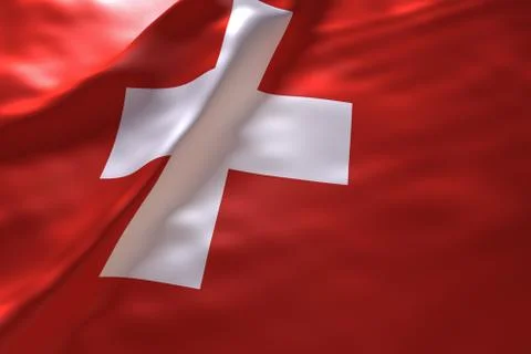 Switzerland flag background Stock Illustration