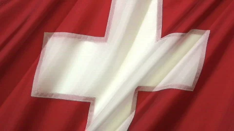 Switzerland Flag Stock Footage 361977