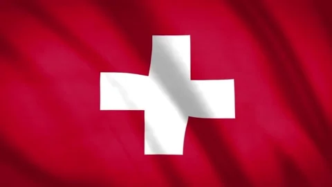 Switzerland Flag Stock Footage 188168958