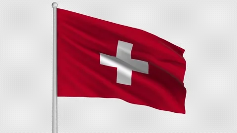 Switzerland Flag Stock Footage 207206627