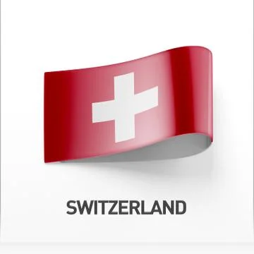 Switzerland Flag Icon Stock Illustration