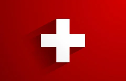 Switzerland Flag Stock Illustration