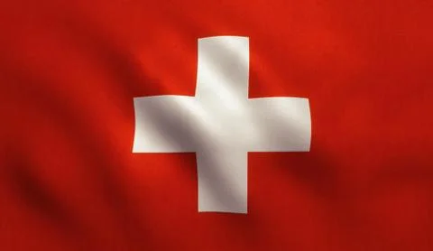 Switzerland Flag Stock Illustration