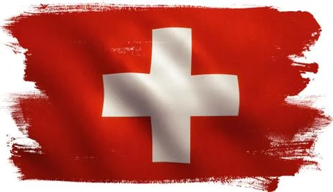 Switzerland Flag Stock Illustration