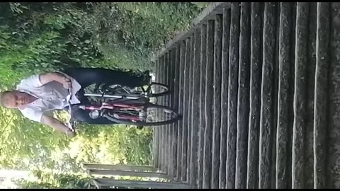 Switzerland: Man falls while descending stairs in Brugg, Switzerland Stock Footage 325473980