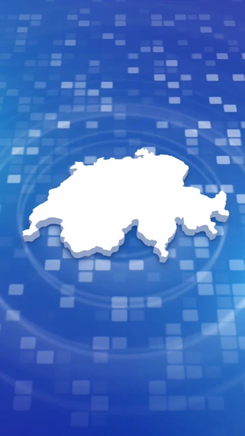 Switzerland Map Intro Stock Footage 259982810