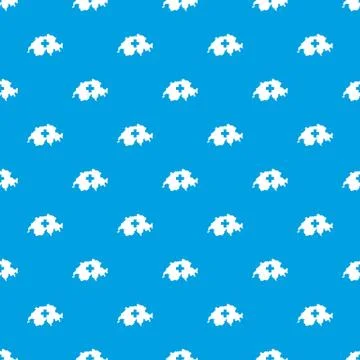 Switzerland map pattern seamless blue Illustrazione stock