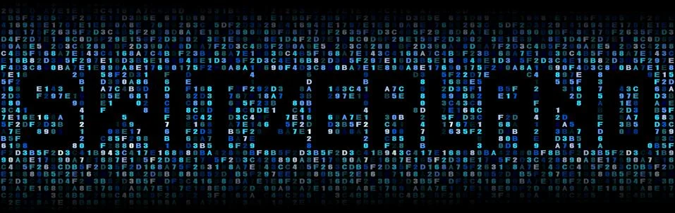 Switzerland text on hex code illustration Stock Illustration