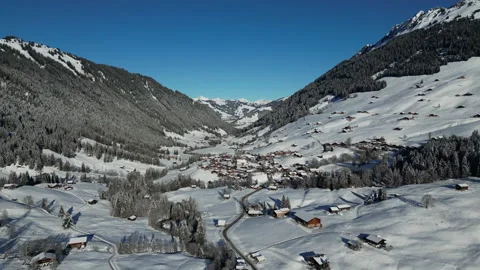 Switzerland in winter Video stock 269136254