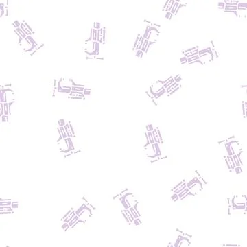 Swivel base bench vice glyph seamless pattern Illustrazione stock