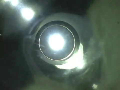 Swivel effect using flashlight light, for party or even disco! Stock Footage 166430867