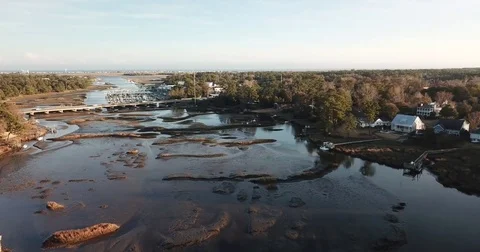 Swoop Down into Creek Stock-Footage 85021971