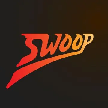 Swoop vector logo design Illustrazione stock