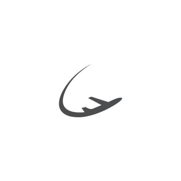 Swoosh airship Illustrazione stock