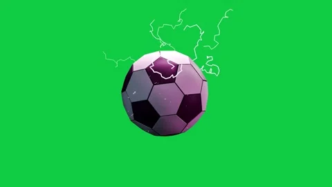 Swoosh expanding to orb, forming rotating soccer ball with arcs on transparent Stock Footage 339197875