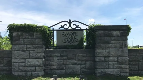 Swope Park Entry Sign Stock Footage 136873206