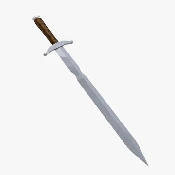 dark blade Low-poly 3D Model