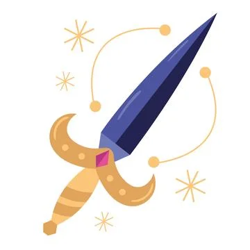 Sword alchemy doctrine Stock Illustration