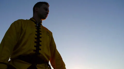 Sword and Jump Stock Footage 33689750