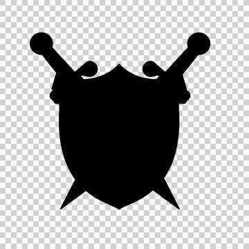 Sword and shield icon 1 イラスト素材