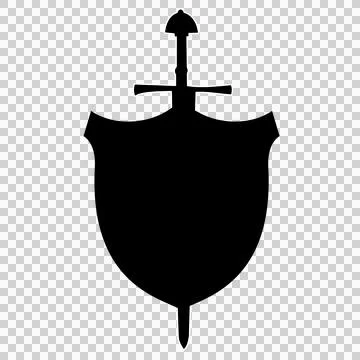 Sword and shield icon 11 Stock Illustration