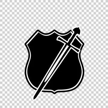 Sword and shield icon 19 Stock Illustration