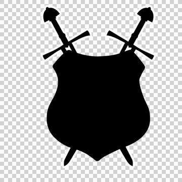 Sword and shield icon 24 Stock Illustration