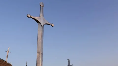 Sword and the sky 스톡 동영상 205070247