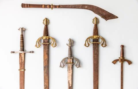 Sword collection Stock Photos