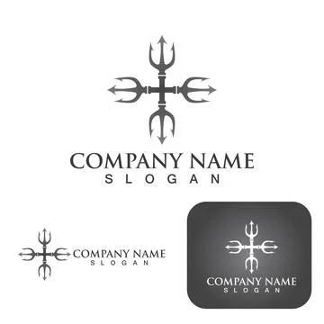 Sword game item vector symbol logo template Stock Illustration