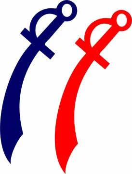 Sword icon logo vector Stock Illustration