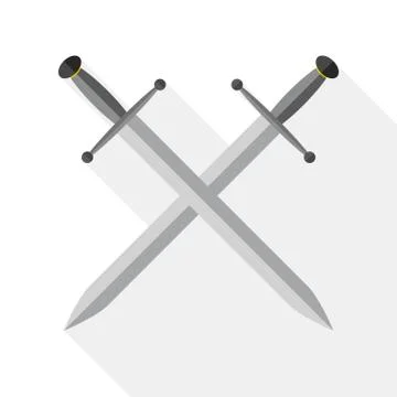 Sword icon. Vector illustration. Stock Illustration