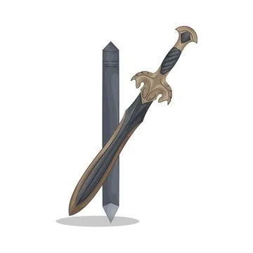 Sword Illustration Stock Illustration