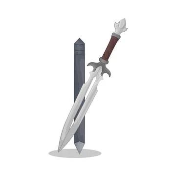 Sword Illustration Illustrazione stock