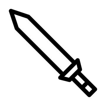 Sword illustration vector and logo Icon Army weapon icon perfect. Illustration