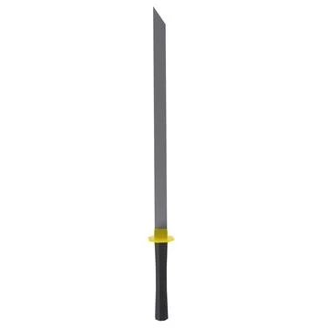 Sword isolated on white background Illustration
