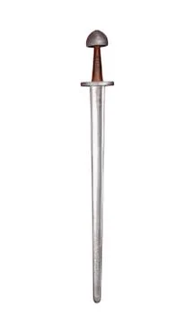 Sword isolated on white Stock Photos