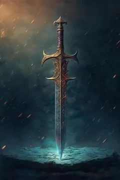 Sword of kas Stock Illustration