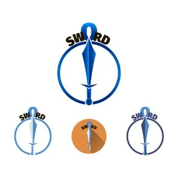 Sword logo template Stock Illustration
