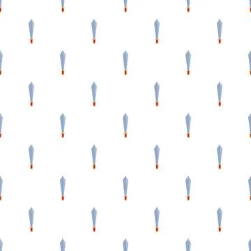 Sword pattern background representing power and strength Illustration