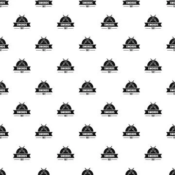 Sword pattern seamless Stock Illustration