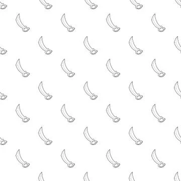 Sword pattern vector seamless Stock Illustration