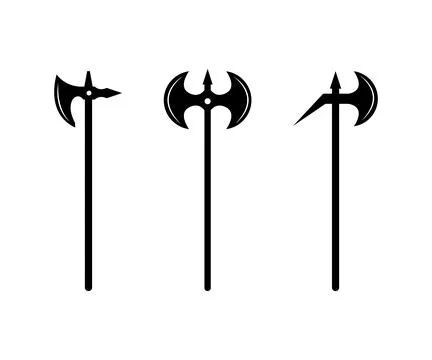 Sword silhouette - vector illustration Stock Illustration