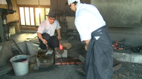 Sword smith Stock-Footage 32234785