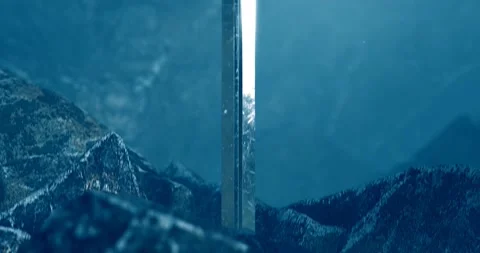 Sword in the stone Stock Footage 153726080