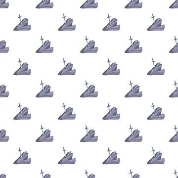 Sword in the stone legend pattern fantasy background Stock Illustration
