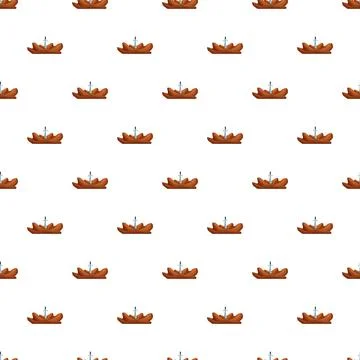 Sword in stone legend repeating pattern background Stock Illustration