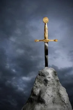 The Sword in the Stone Stock Photos
