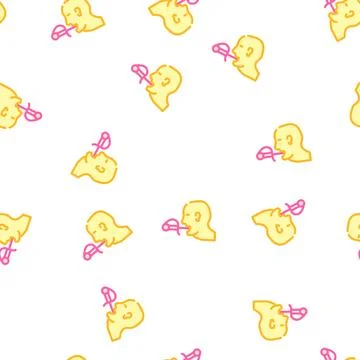 Sword swallower vector seamless pattern flat Stock Illustration