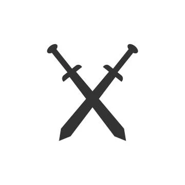 Sword vector design template illustration Stock Illustration